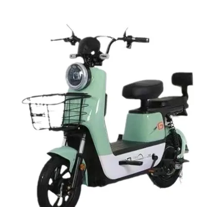 Household Electric Vehicle Adult Female Work Shopping Camping Battery Car Student Anti-theft Alarm Two Wheel Electric Scooter