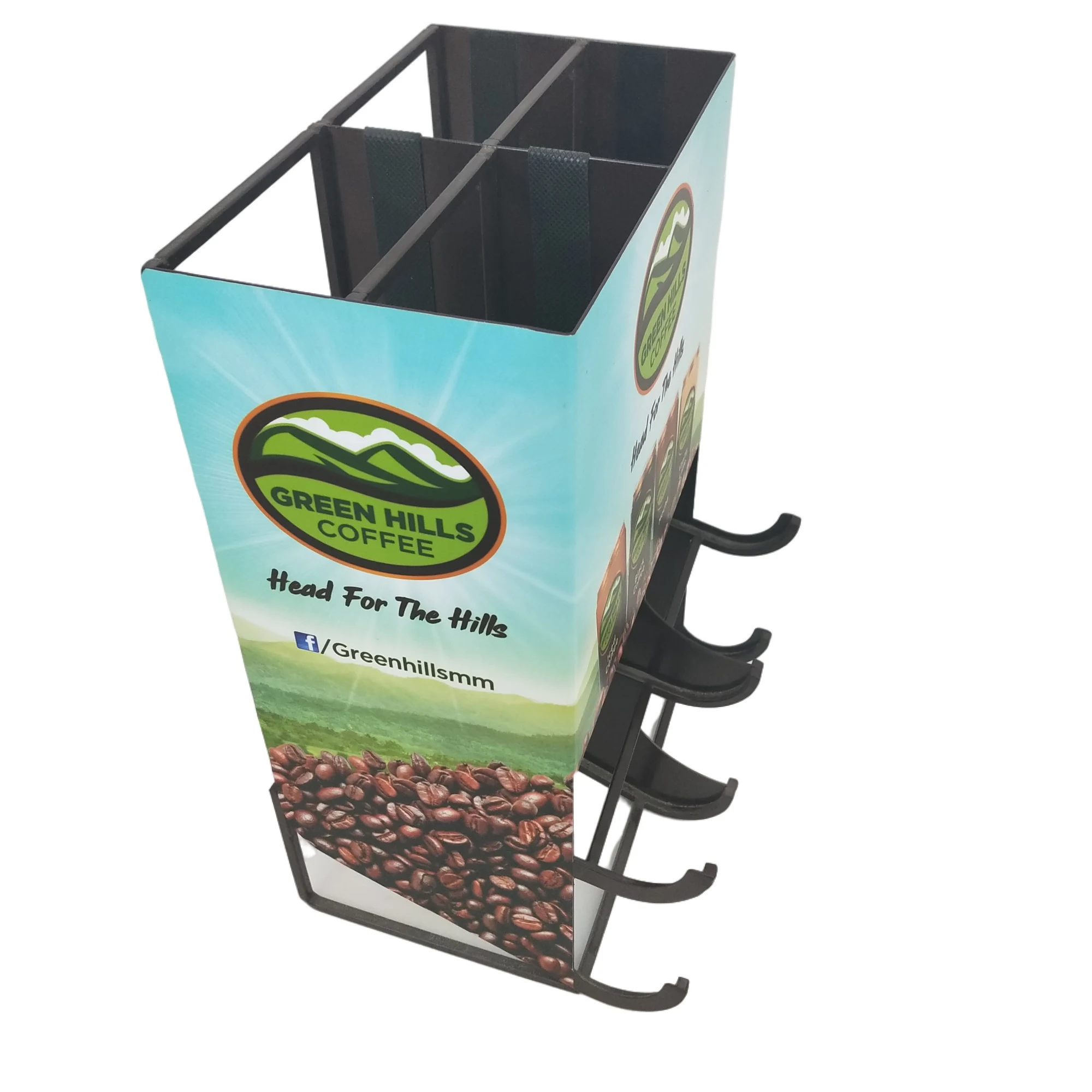 Beverage Display Metal Drink Display Rack POP Display