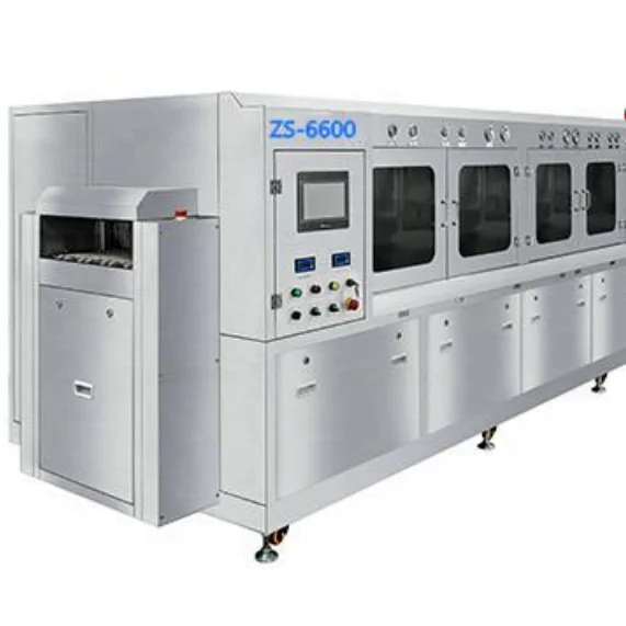 Large-scale ZS-6600 Online Cleaning Machine for SMT Whole Line Machine PCB/PCBA Washing