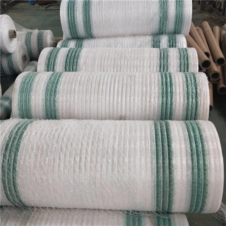 Hdpe anti uv agricultural white packing hay wrap bale net