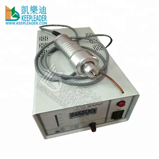 Handheld Ultrasonic Welder for Plastic Spot Welding Probe of PP_PE_Nylon Belt Ultrasound Point Bonding_Soldering_Sealing Machine