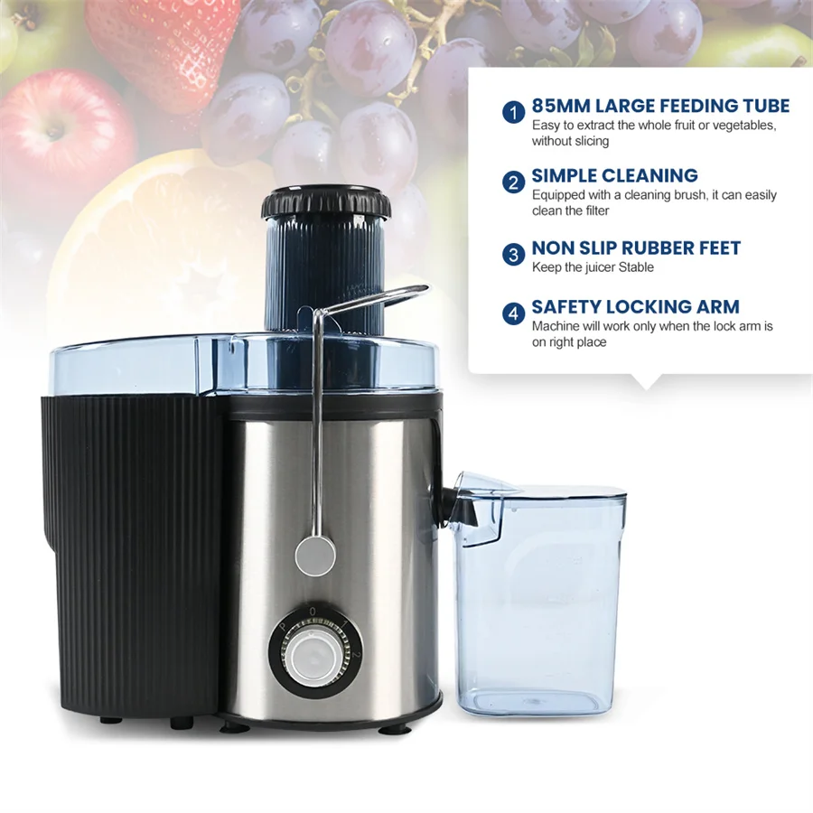 Factory Wholesale 500W 220V Juice Blender Commercial Vegetable and Fruit Juice Blender