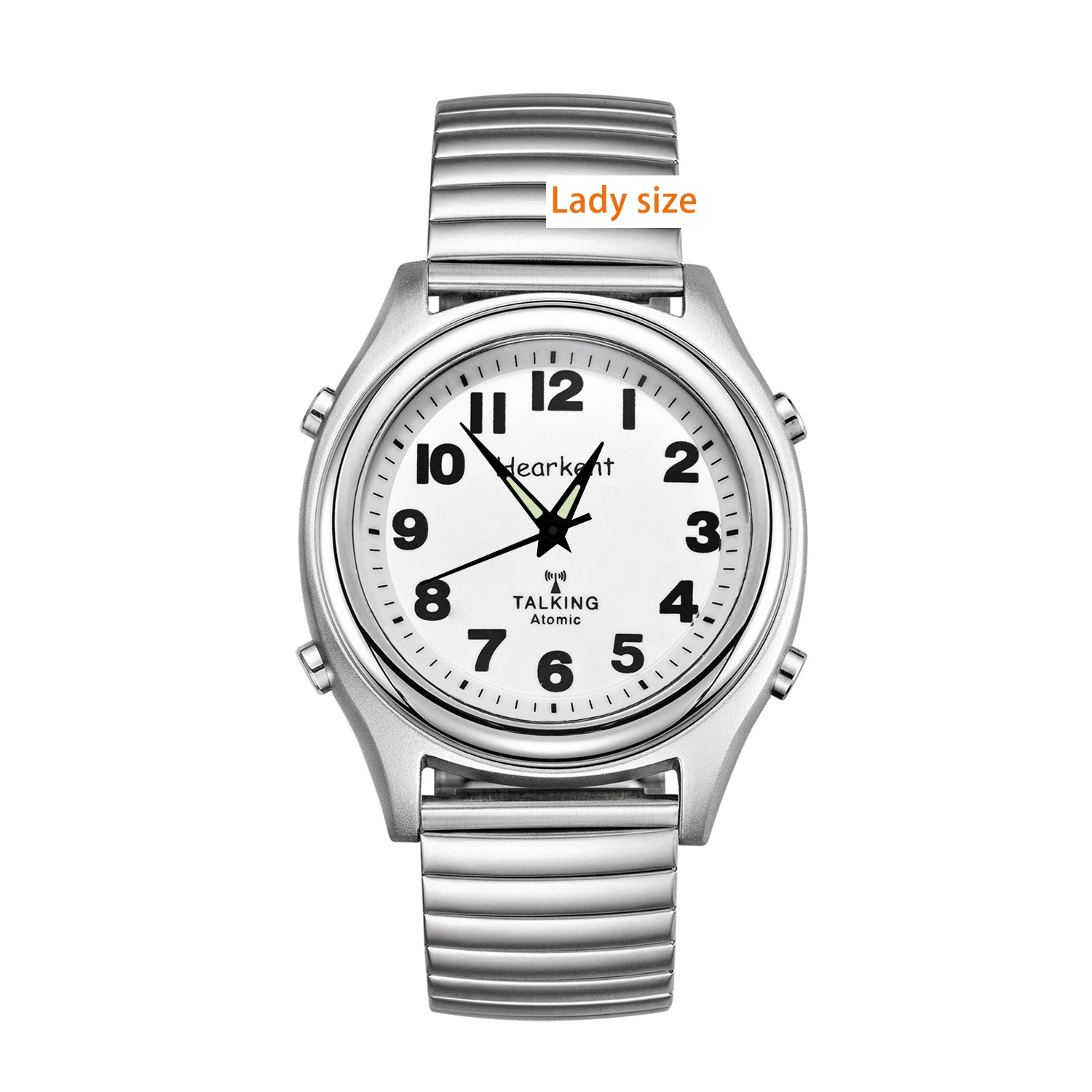 Hearkent  UK or US Atomic Talking Watch for blind or elder people  loud and clear man voice talking watch for women lady kids
