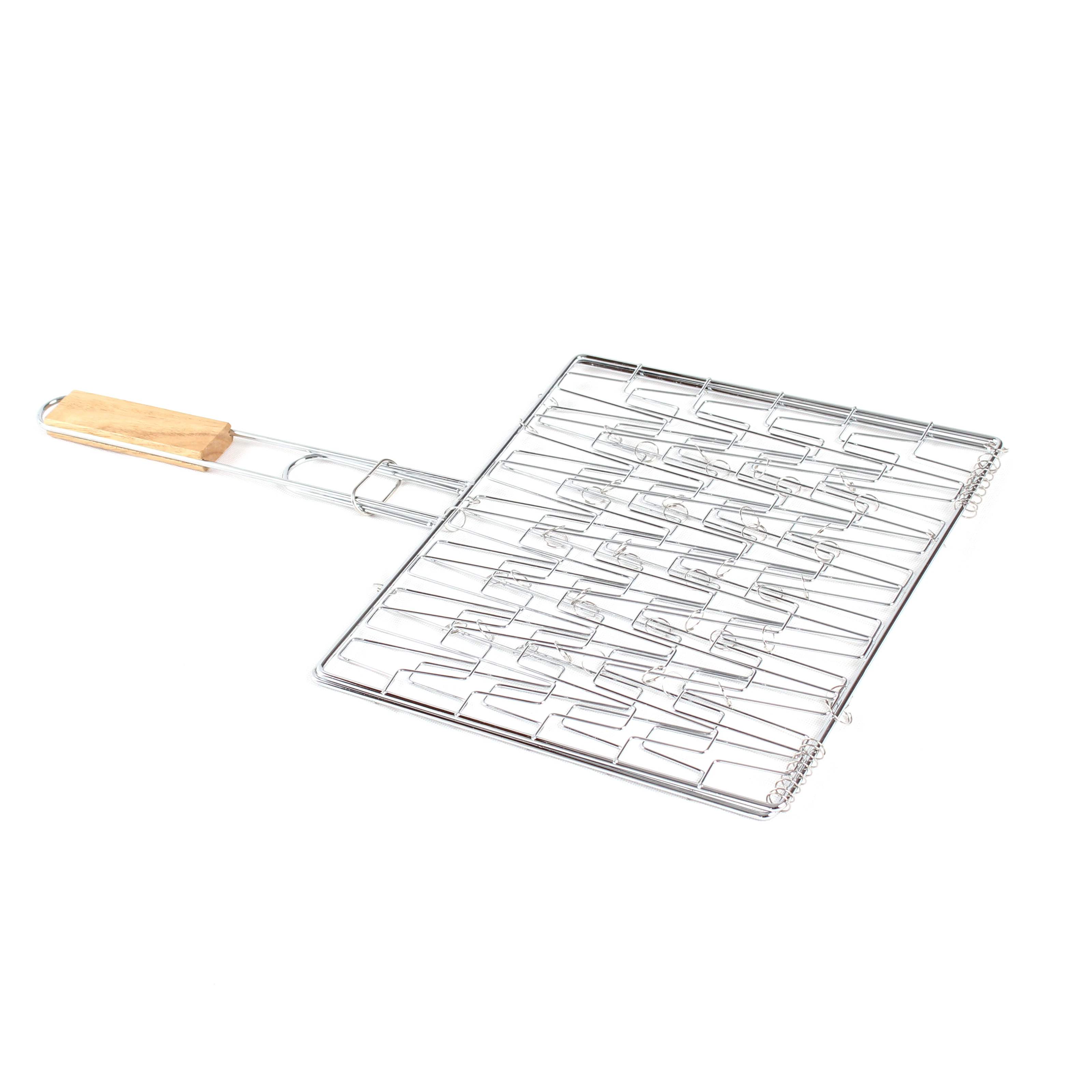 Barbecue grill basket, Barbecue wire mesh clip Basket Smoker BBQ Grill Cooking