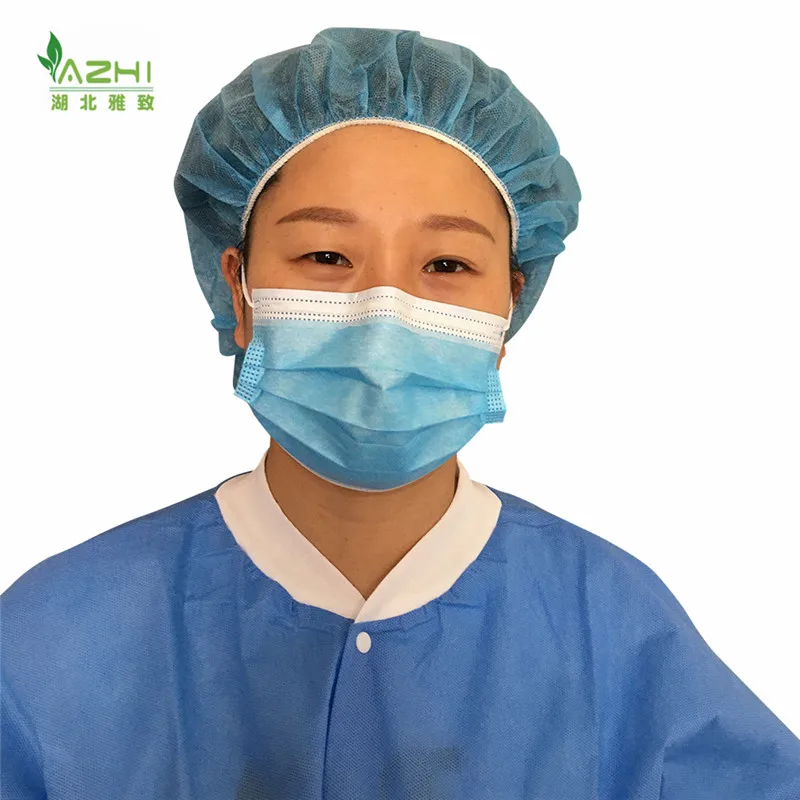 Xiantao Factory Disposable Custom Face Mask blue 3 ply filter mask Disposable Safety Masks for hosptal