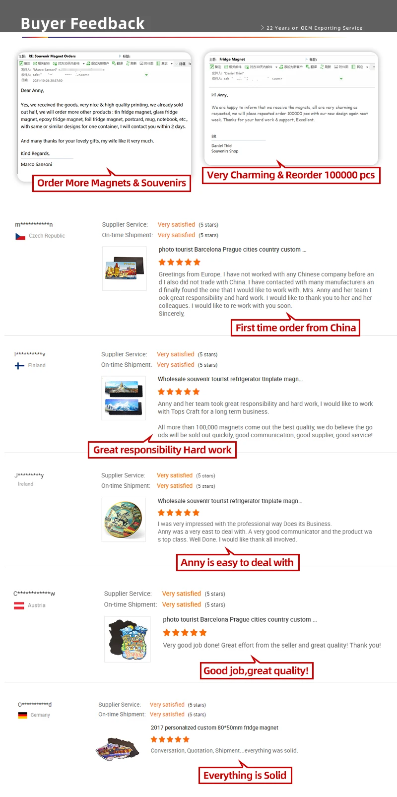 New Product Funy Door Magnetic Germany Souvenir Heart Cup Shaped Home aluminum foil Fridge Magnet