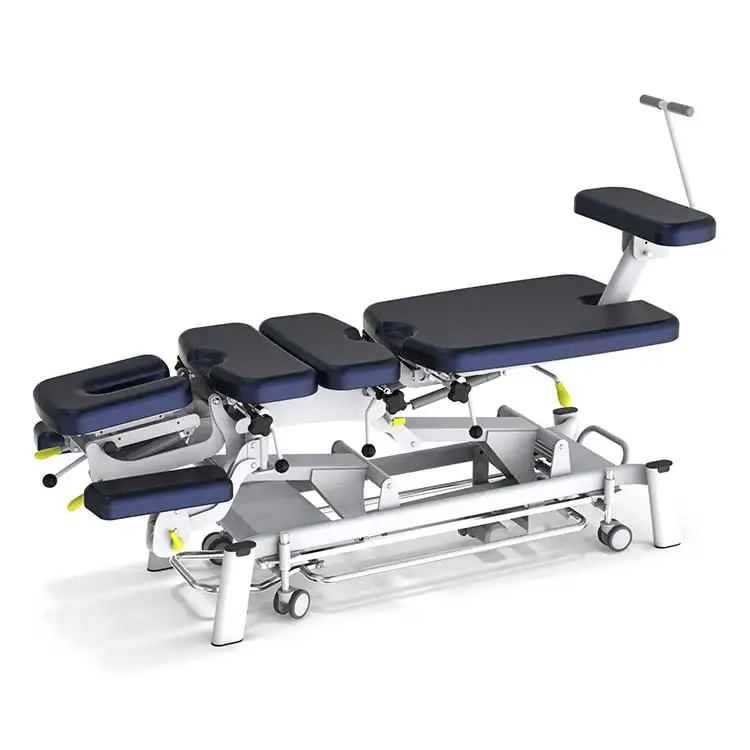 Electric Spinal Decompression Therapy Traction Table for Thoracic, Lumbar, Pelvis, Back,  Electric Chiropractic Drop Table
