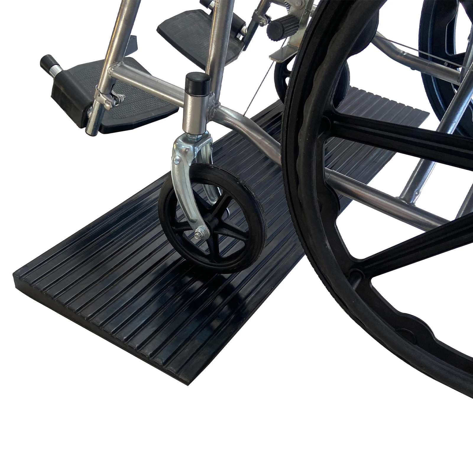 30mm Rise Rubber Wheelchair Threshold Ramp