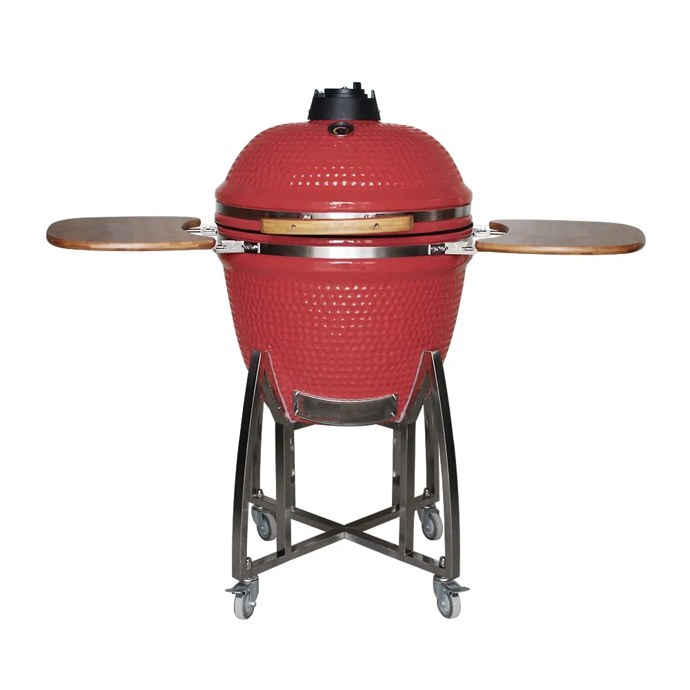 Горячий AUPLEX Kamado big Joe 23-дюймовый Экстра большой зеленый керамический гриль для курения яиц барбекю