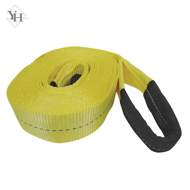
hot sale 3inch heavy duty recovery tow straps with loop 