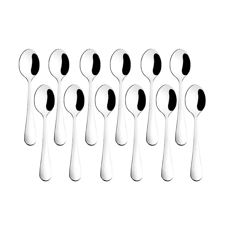 Wholesale  4 Inches Stainless Steel Mini Coffee Spoons Demitasse Espresso Spoons