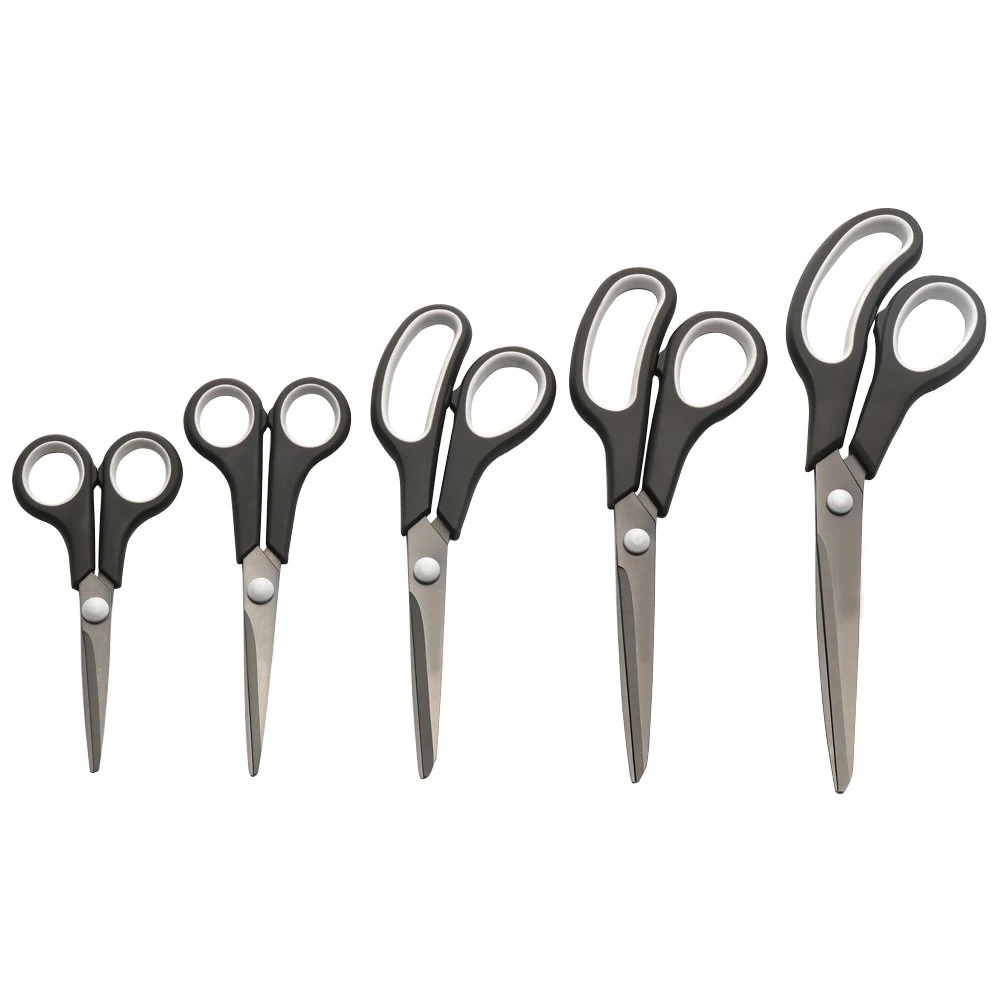 Office Scissors Stainless Steel Scissors Student Scissors Titanium  For Household Student