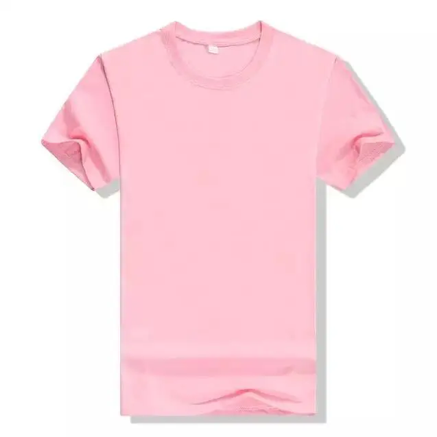 
Custom O-neck printing cotton blank T-shirt for women and men 