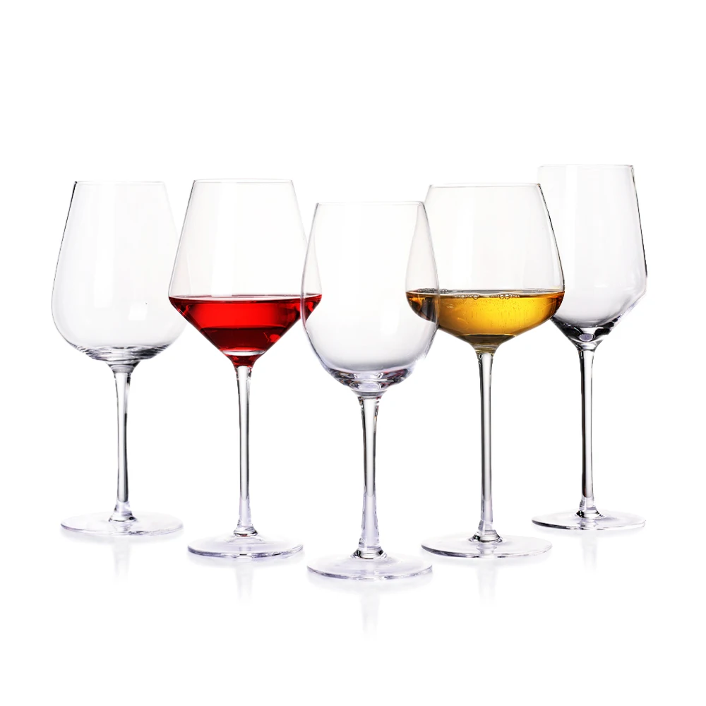 New  Design  Glassware Wine Glasses Modern Painted  Red Wine Glasses