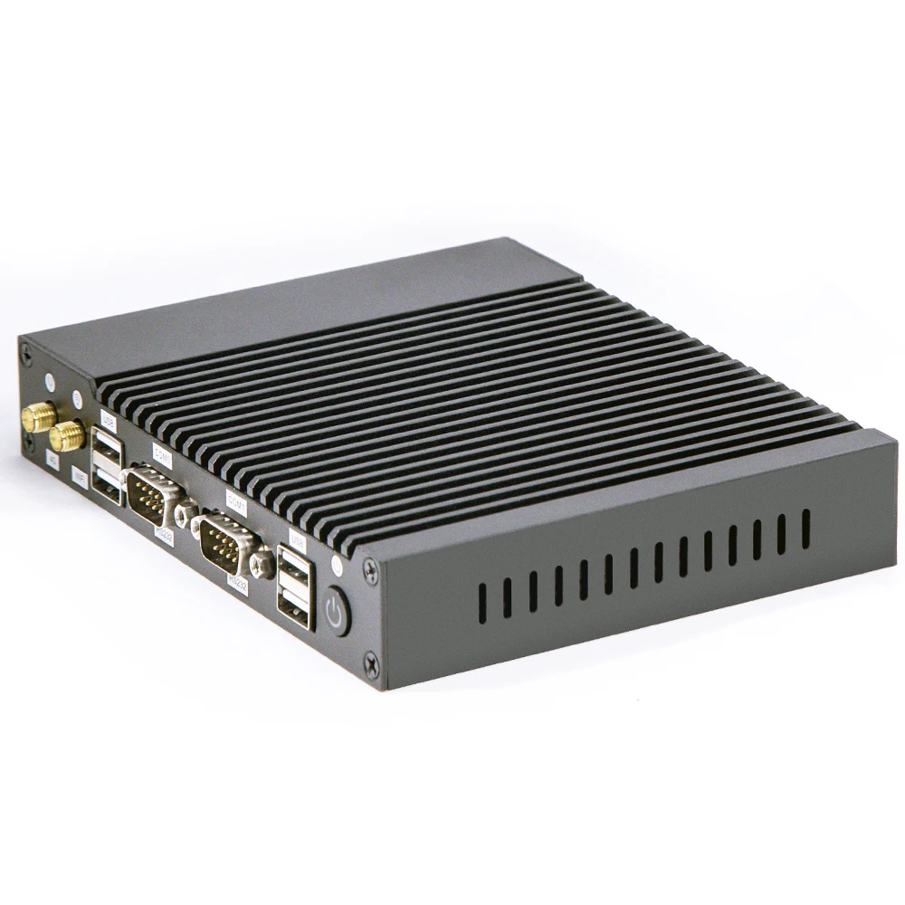 bestview  fanless mini pc vehicle computercar pc with 4 rs232 com hmdi j1900 win10 linux