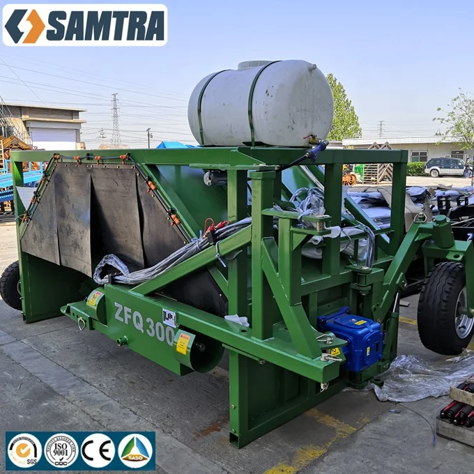 Китайский заводской трактор, буксируемый компостный Тернер, компостирующая машина для навоза, автоматический компост