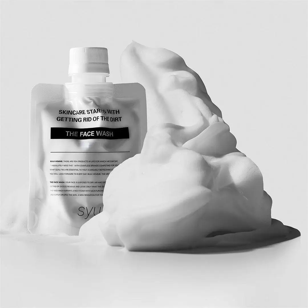 Private Label Natural 100g Green Tea Macadamia Oil Moisturizing Facial Cleanser Rich Foaming Face Wash For Mens Skin Care