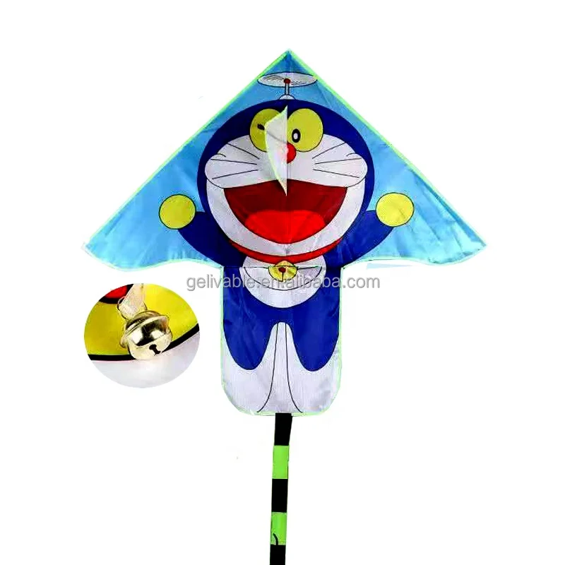 wholesale high quality cartoon delta  kites with flying  handle from weifang kite factory