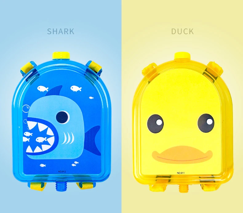 Летний выдвижной водяной пистолет, детские пляжные игрушки, прозрачный рюкзак, водяной пистолет для мальчиков и девочек