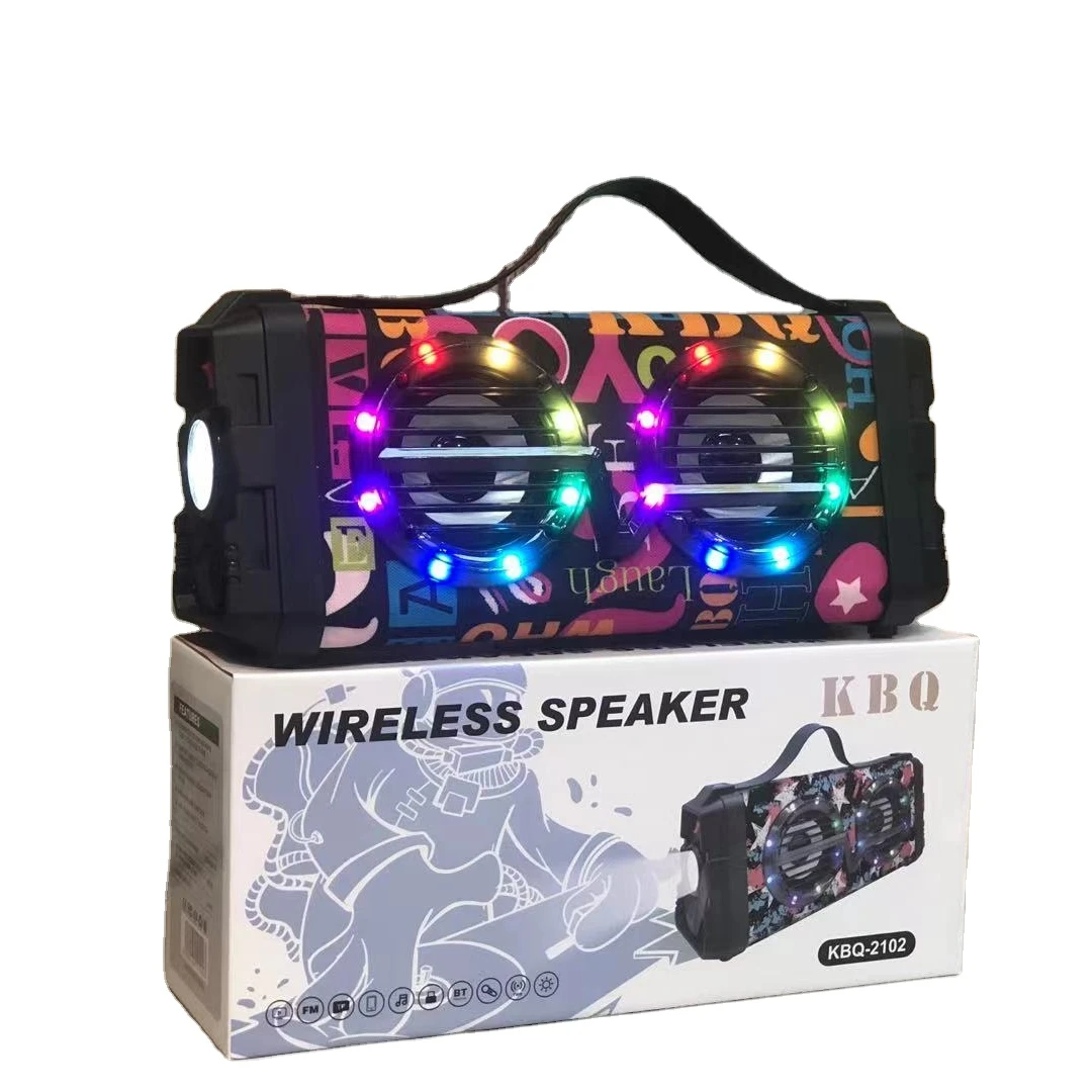 KBQ-2102 Portable Wireless Bluetooth Speaker with 10W HD Sound, Deep Bass, TWS Function, AUX Input