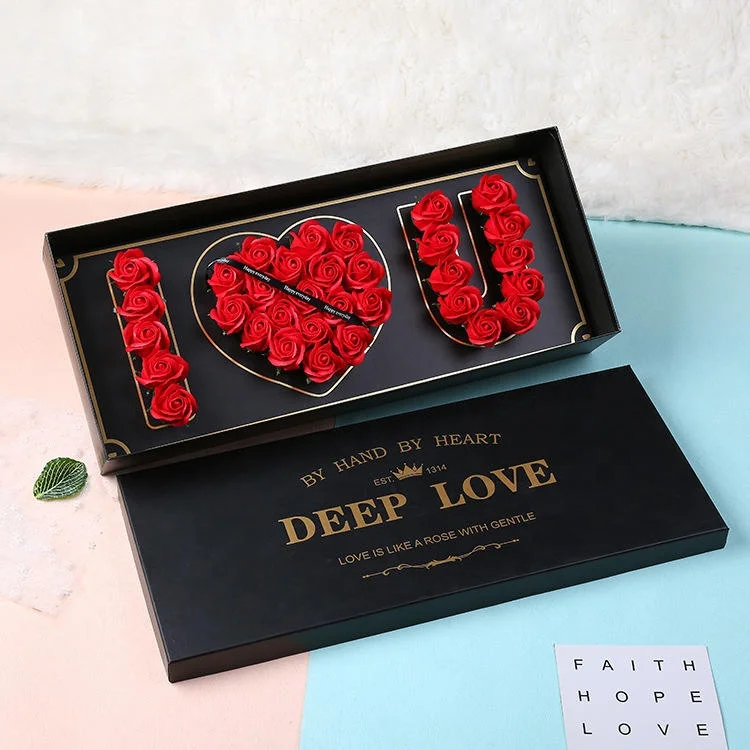 Luxury Boxes For Flowers I LOVE YOU Chocolate Gift Boxes Valentines Day Gifts