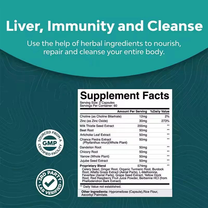 Liver Protect Support Capsule With Milk Thistle Health And Personal Wellness Care Products For Adults