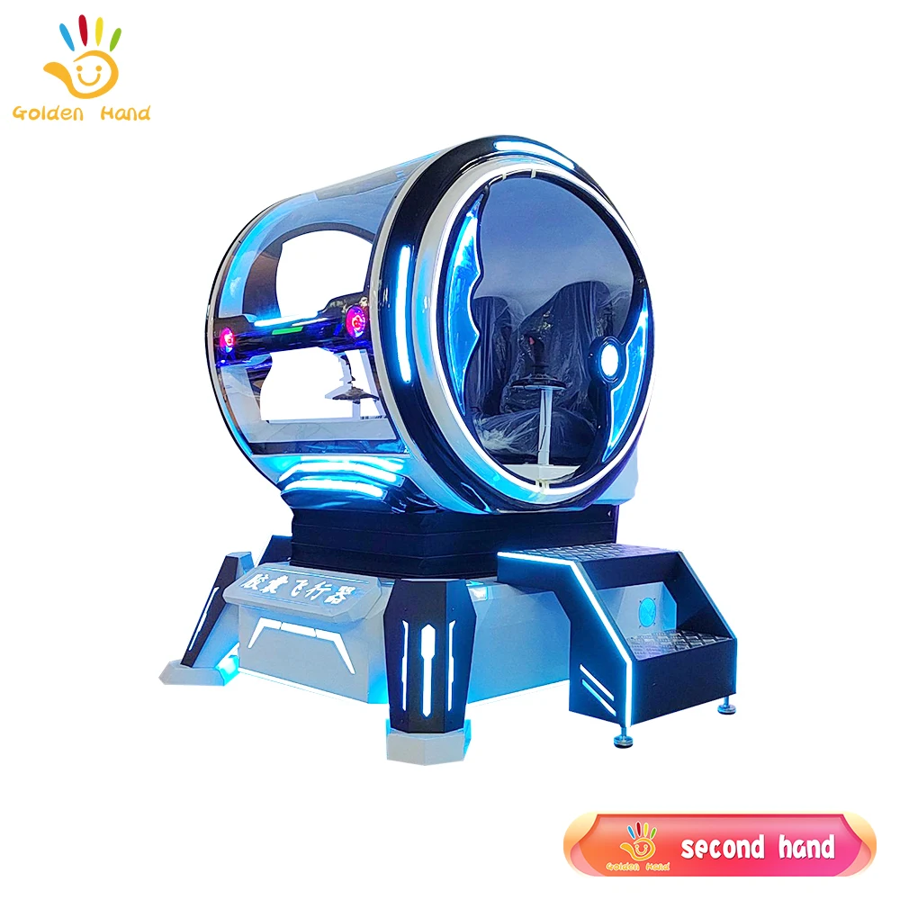 Used Virtual Reality Game Machine Airplane Cockpit Simulator 9d VR Flight VR Simulator