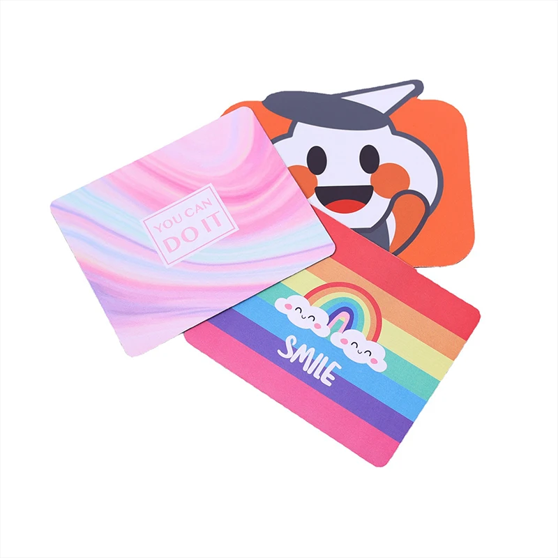 Personalized Custom Natural Rubber Portable Nice Picture Desk Mouse Mat Game Gaming Blank Mouse Pad