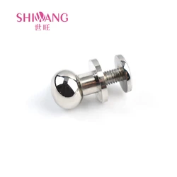 8mm Mushroom Rivet Stainless Steel Screw Round Head Small Bag Leather Accessories Nipple Rivet