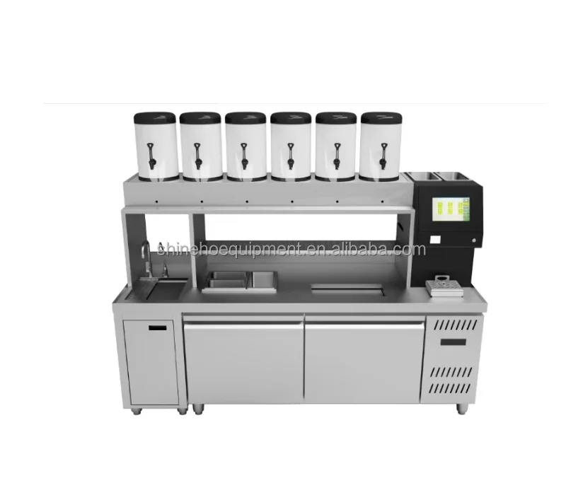 Shineho new design Fully Automatic Air Cooling Stainless steel 201/304 maker popping boba making machine for bubble tea