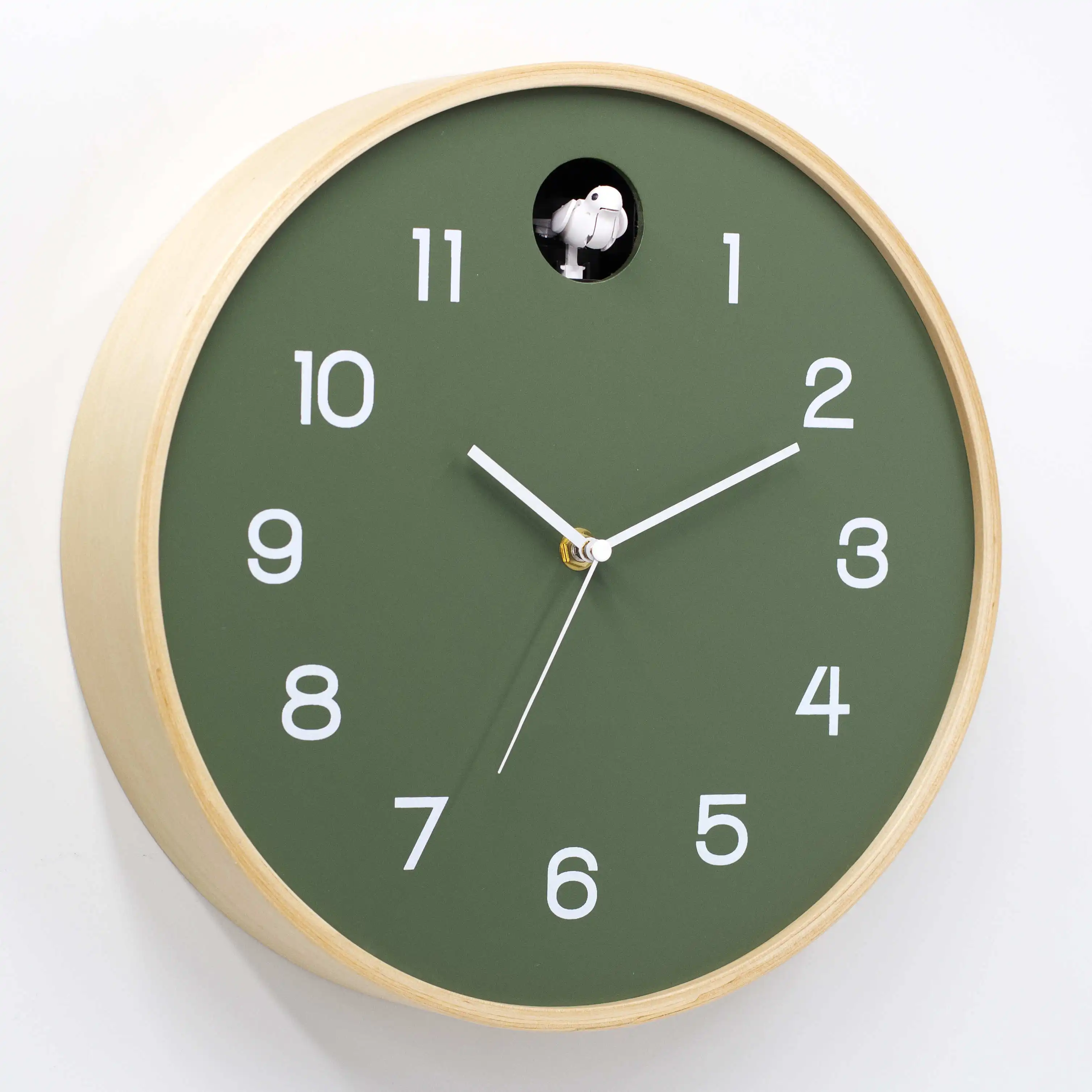 Customized Modern Cuckoo  Natural Bird Voices, Simple Fashion Wood Creative Pendulum Clocks,Unique Home Decor