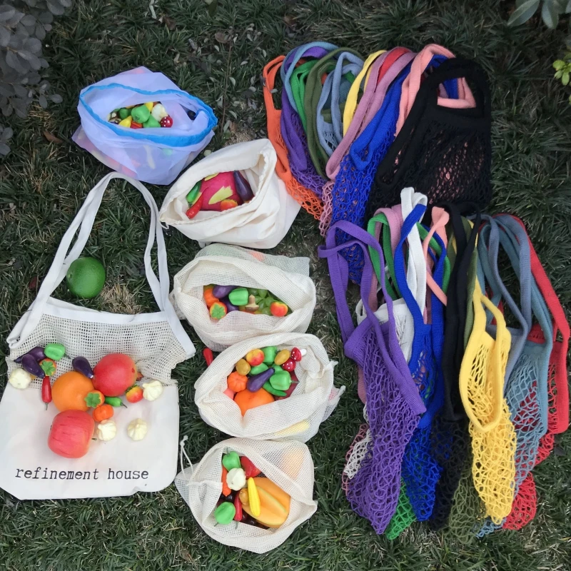 Ecology eco friendly  String Net Bag Fruits Vegetable bag