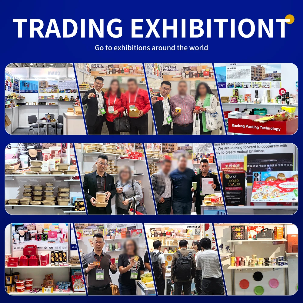 Квадратная бумажная коробка для попкорна