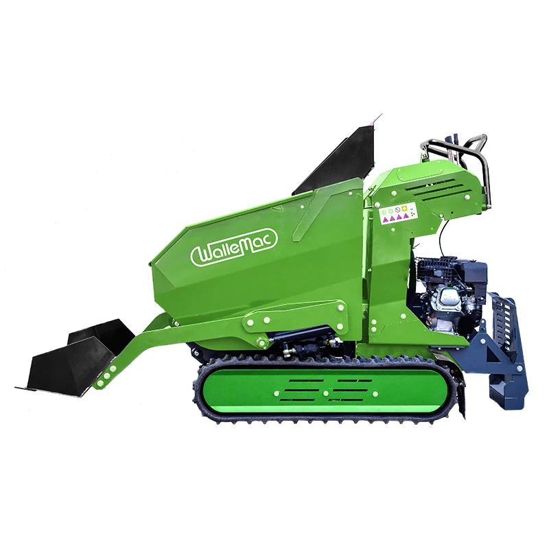 wheel barrow  Engineering construction tracked dump Rubber Track Barrow mini track dumper for transporter