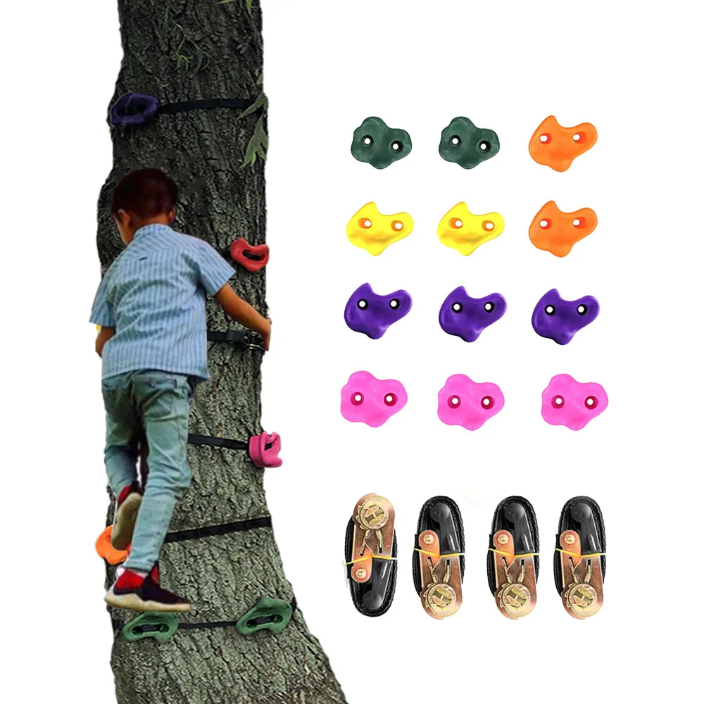 Good Quality Children Outdoor Colourful Rock Climbing Stones For Kids Rock Climbing Holds