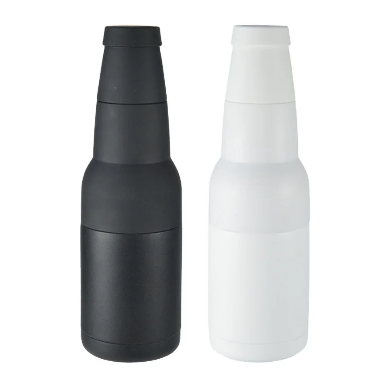 Watersy Hot Selling Beer Can Holders 12OZ Double Wall Stainless Steel Insulated Keep Wine cold & Warm Cooler Bottles Customized