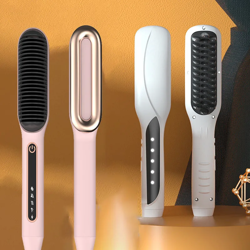 Professional Hair Straightener Hair Straightener And Curler 2 In 1 Hair Straightener Comb