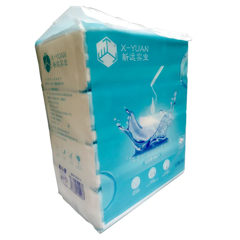 Good quality promotional unscented soft pack disposable disinfecting facial tissue towel