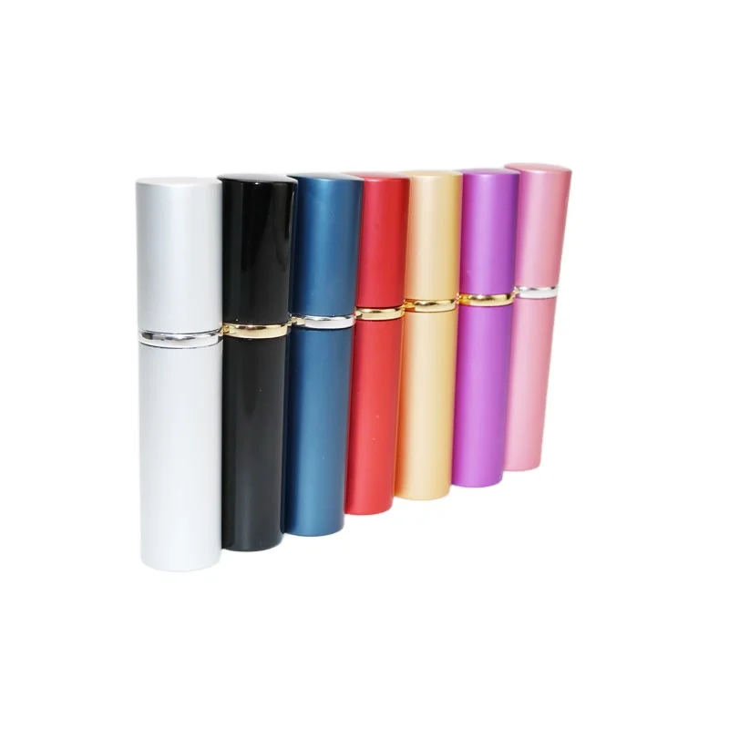 Travel Mini Aluminum Refillable Perfume Atomizer Refill Spray Bottle 5ml 8ml 10ml