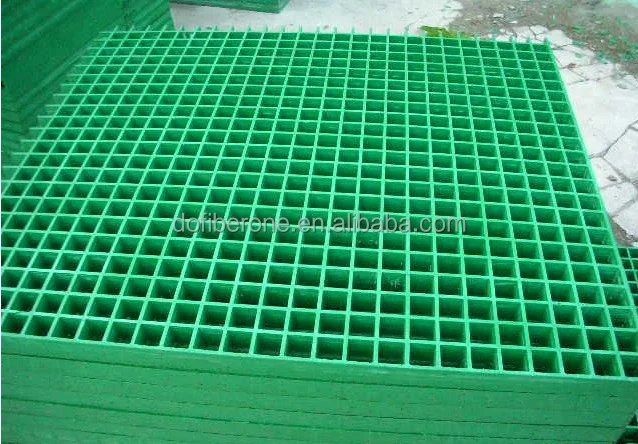 20mm thickness grp grate mesh 38x38mm