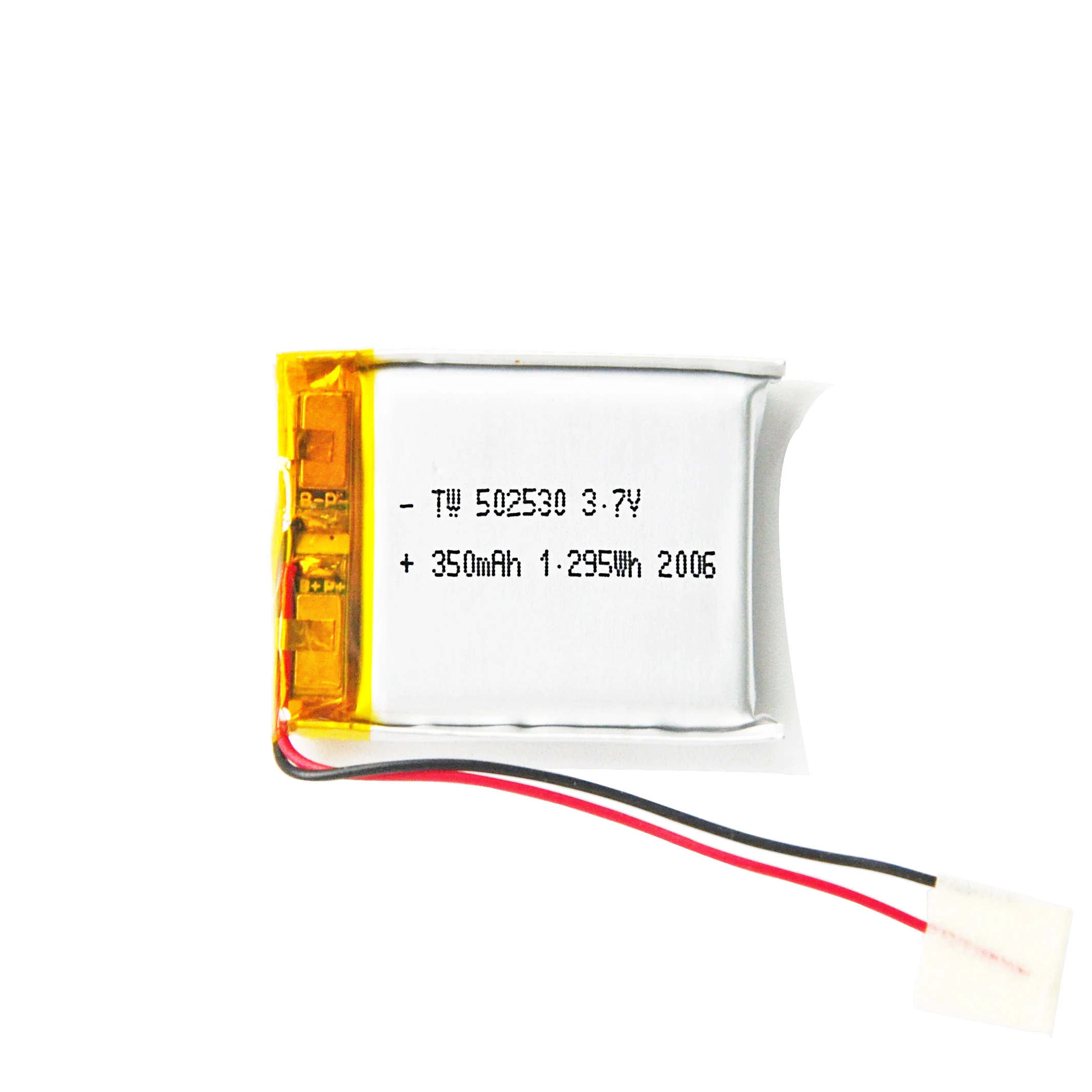Newly super quality lithium ion battery 3.7V 7.4v 11.1V  li-polymer Battery custom 502530 350mah li-polymer battery