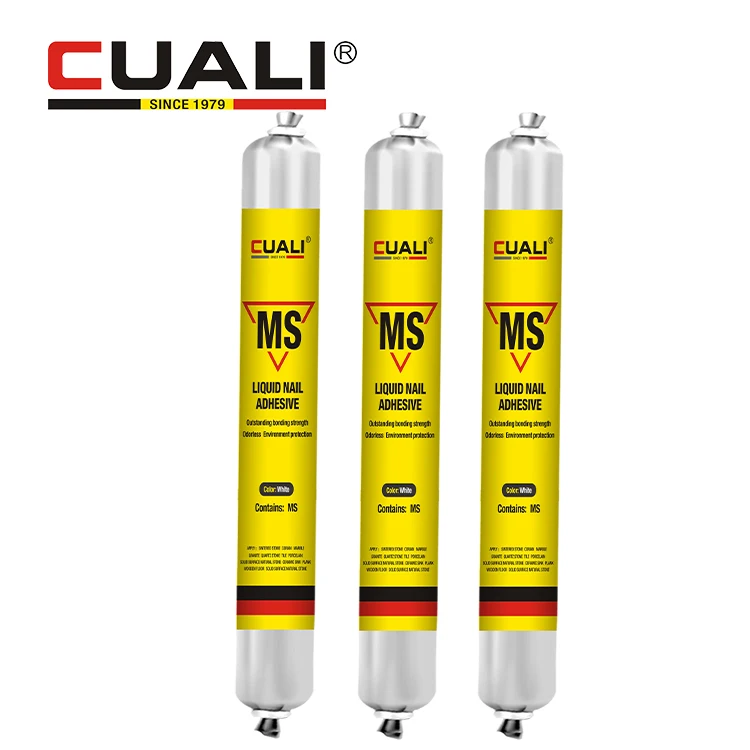 600ml Adhesive Ms Sealant Silicone Adhesive high toughness Windshield Modified Silane Silicone Sealant Adhesives