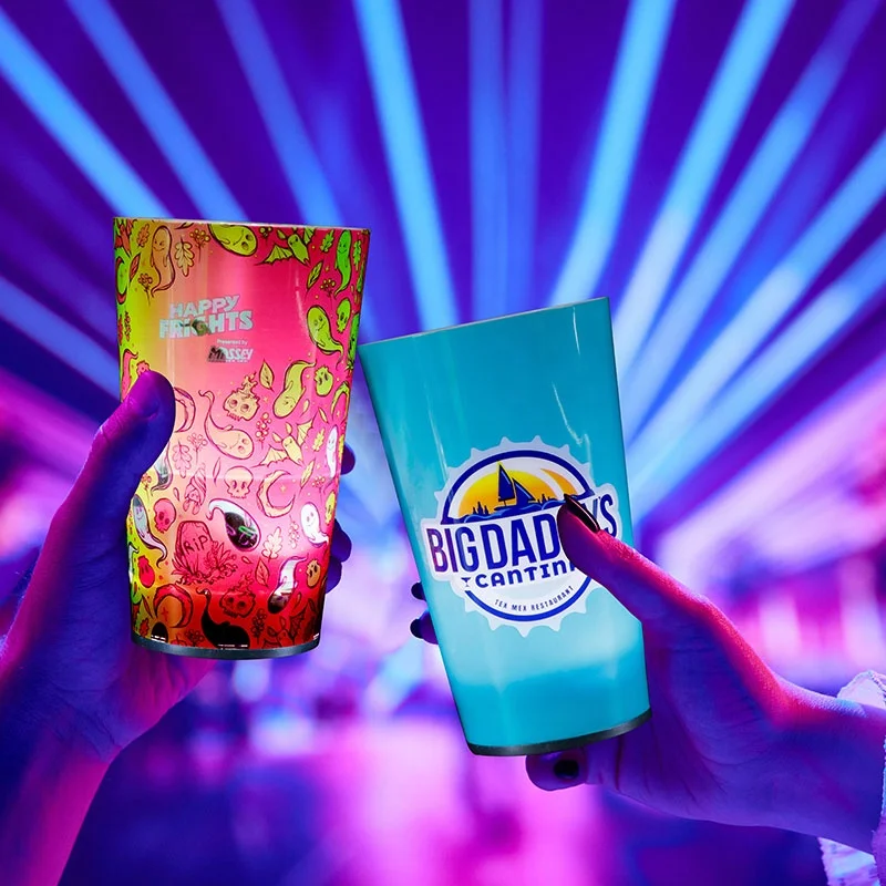 LED Flash Light Up Drinking Glasses Fun Glowing LED Blinking LED Cup for Bar Night Club