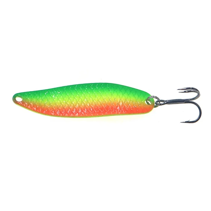 HISTOLURE Fishing Lure Metal Spoons Hard Lures 62mm10g Treble Hook Salmon Bass Metal Bait Artificial Wobblers Spinner SequinsJig