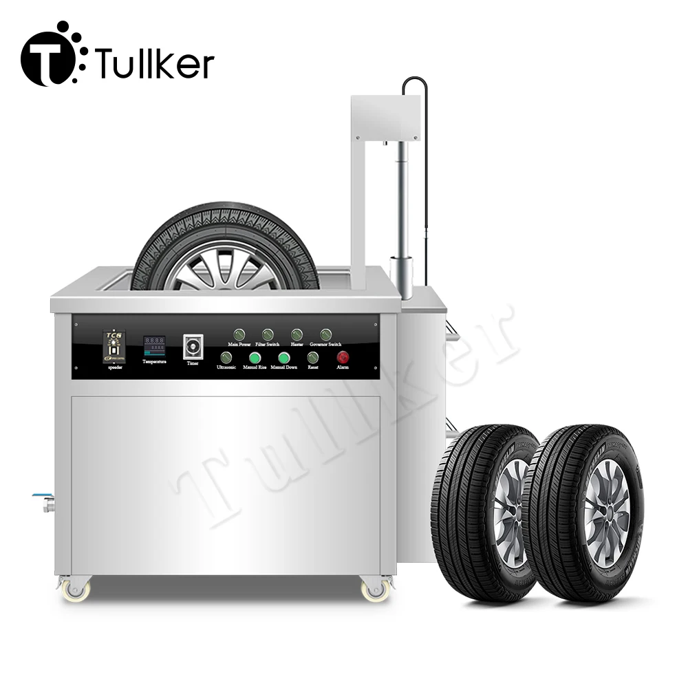 Tullker, шины для грузовых автомобилей, колеса из алюминиевого сплава, автоматический 40 кГц, 28 кГц, промышленный ультразвуковой очиститель