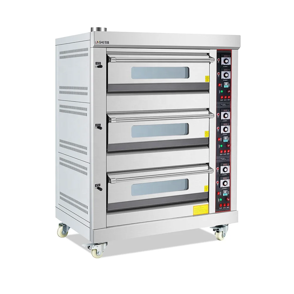Furnace Kitchen Equipment 1 Decks 1 Trays Commercial Electric Deck Oven