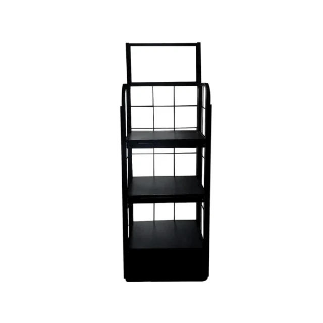 Promotion Foldable Display Racks Collapsible Merchandiser Standing Cardboard Tray Display