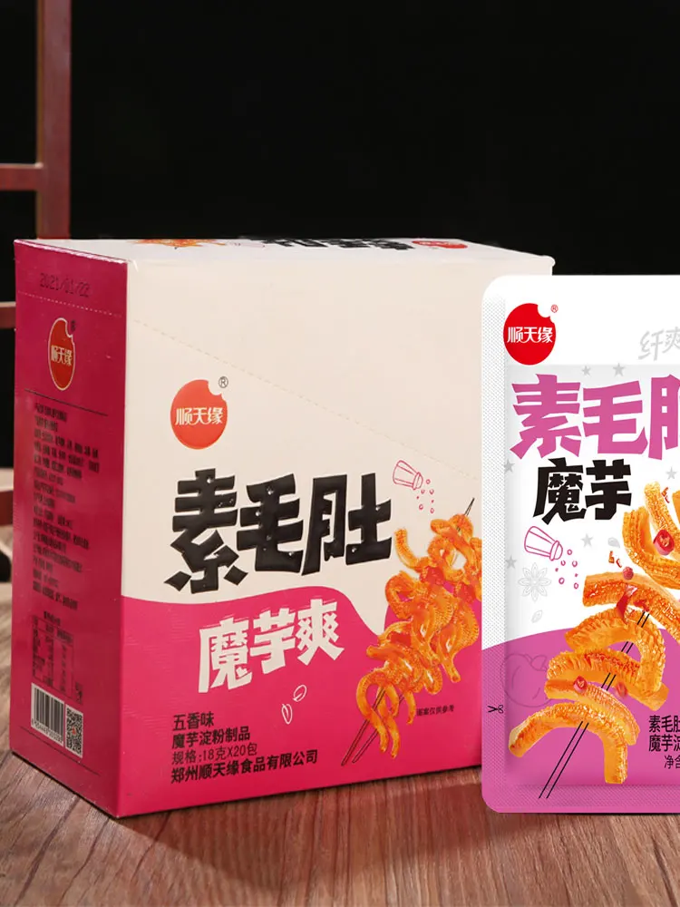Wholesale Famous Chinese Snacks Konjac Products Spicy Snack Sour Spicy Snacks