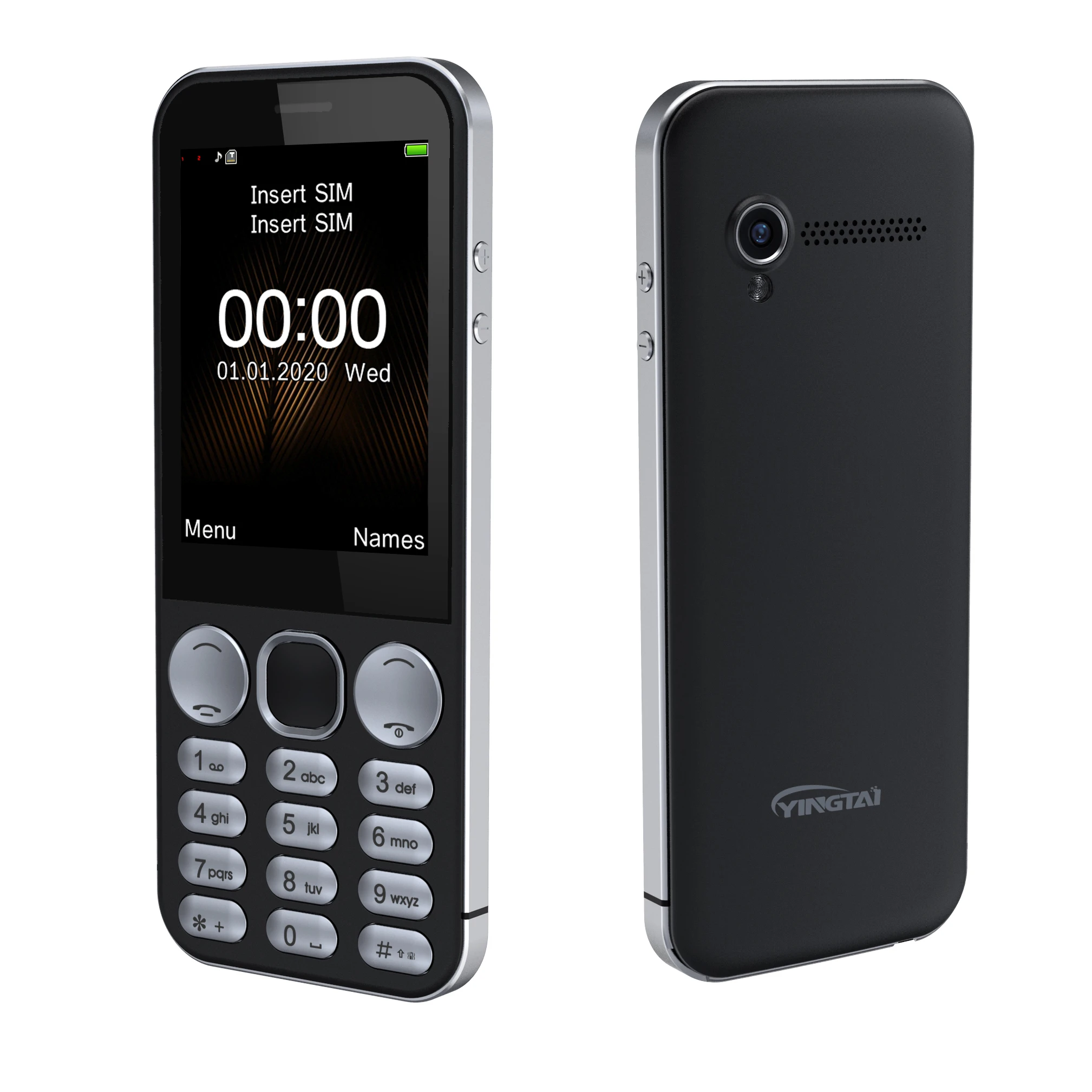 low price 2.8 inch  4G GSM super slim keypad dual SIM mobile phones qwerty keypad  mobile phone very small bar phone