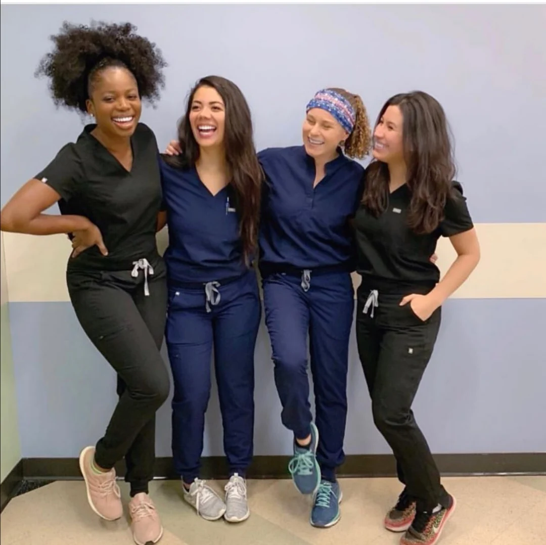 Private Label Custom Stretch Scrub Sets for Fashionable Nurse Dental Assistant